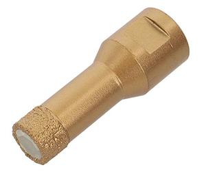PRODIAMANT broca profesional para azulejos 16 mm x M14 broca de diamante amoladora angular para la perforación en seco en gres fino, azulejos de pared y piedra natural