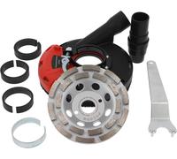 PRODIAMANT capuchón de aspiración para amoladora angular de 125 mm con disco de diamante de 125 mm en juego