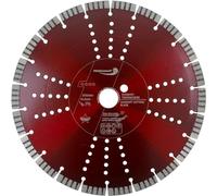 PRODIAMANT Disco de corte de diamante de alta para hormigón, 300 x 30 mm altura de segmento: 12 mm
