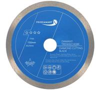 PRODIAMANT Disco de corte de diamante para azulejos y baldosas profesional 150 mm x 22,23 mm F702 ProRim no se rompe en azulejos y baldosas de gres porcelánico y piedra natural