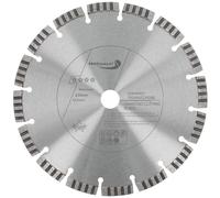 PRODIAMANT Disco de corte de diamante Premium láser para hormigón 230 mm x 22,2 mm disco de corte de diamante soldado por láser
