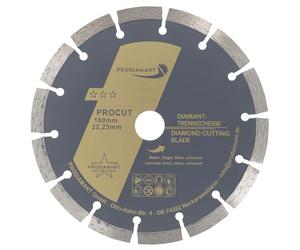 PRODIAMANT disco de corte de diamante universal 180 x 22,2 mm hormigón, piedra, ladrillo 180mm disco de diamante segmento 10mm