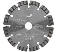 PRODIAMANT Disco de Corte Diamantado Premium Láser Hormigón 150 mm x 22,23 mm - Soldadura Láser, corte profesional Hormigón y Cemento, máxima seguridad y duración, apto para amoladora angular