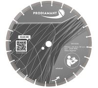 PRODIAMANT Disco de corte diamantado Premium universal 350 mm x 25,4 mm bloque segmento altura 10mm