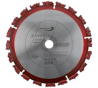 PRODIAMANT Disco de corte profesional WoodCut 230 mm x 22,2 mm disco de corte de carburo para madera, raíces de árboles, betún y tela asfáltica