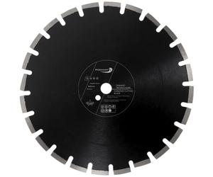 PRODIAMANT Disco de diamante abrasivo de 400 mm x 25,4 mm para carreteras, asfalto, pavimento, hormigón ligero, hormigón fresco, arenisca y arcilla refractaria