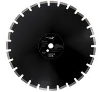 PRODIAMANT Disco de diamante abrasivo de 450 mm x 25,4 mm para carreteras, asfalto, solera, hormigón ligero, hormigón fresco, arenisca y arcilla refractaria