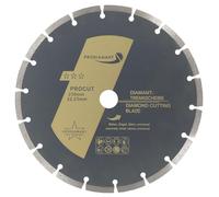 PRODIAMANT disco de diamante universal 230 x 22,2 mm hormigón, piedra, ladrillo 230mm disco de diamante segmento 7mm