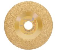 PRODIAMANT Disco de escofina de 125 mm de diámetro K30 - Disco abrasivo recubierto de carburo de tungsteno para amoladora angular, fina, ideal para lijar, dar forma y cuidado de garras
