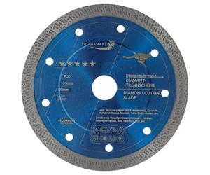 PRODIAMANT F50 Disco de corte diamantado 135 x 20 mm - segmento Turbo 1,2 mm, para azulejos y gres porcelánico, compatible con cortadora automática de mesa