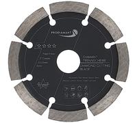 PRODIAMANT Fresa para juntas ø 115 mm ancho 6mm para mortero hormigón mampostería y yeso segmento de diamante 10mm calidad profesional