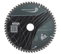 PRODIAMANT HM TCT Hoja de sierra circular 210 x 30 mm - 100 dientes TCT de metal duro, para madera, aluminio y plástico, compatible con sierra de mesa