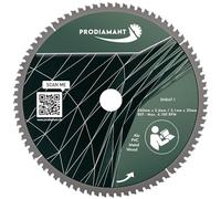 PRODIAMANT HM TCT Hoja de sierra circular 260 x 30 mm - para madera, aluminio, plástico y laminado, compatible con sierra de mesa