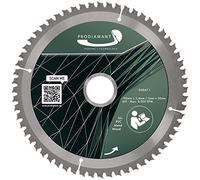 PRODIAMANT hoja de sierra circular 190mm x 30mm para madera, metal y aluminio compatible con sierra de inmersión, hoja de sierra circular 190mm