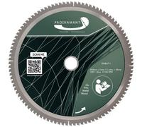 PRODIAMANT hoja de sierra circular 305mm x 30mm para madera, metal y aluminio compatible con sierra de inmersión, hoja de sierra circular 305mm
