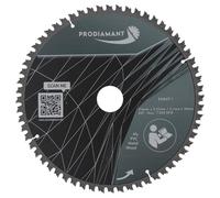 PRODIAMANT Hoja de sierra multi 216 x 30 mm en carburo de tungsteno para madera, aluminio, plástico y laminado con dientes HM TCT para sierra de mesa, sierra radial y sierra circular