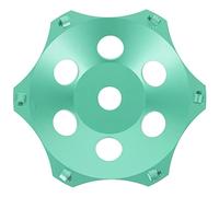 PRODIAMANT Muela de copa de diamante PCD premium 148 mm / 19 mm (compatible con Hilti) verde PDX829.793