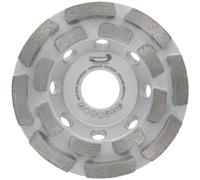 PRODIAMANT Muela de copa diamante premium universal 100 mm x 22,2 mm plata PDX82.904