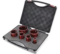 PRODIAMANT Speedmaster Set 6 piezas Broca de diamante para baldosas en seco M14 ø 20mm, 35mm, 40mm, 50mm, 60mm, 68mm