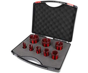 PRODIAMANT Speedmaster Set 8 piezas Broca seca diamantada para baldosas M14 ø 20mm 25 mm, 32 mm, 35 mm, 40 mm, 50 mm, 60 mm, 68 mm