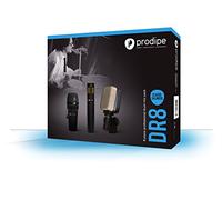 Prodipe DR8 de ocho piezas Drum Kit micrófono para la grabación profesional