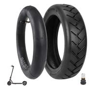 Prodrocam Neumáticos sin cámara de 10 pulgadas con tubo curvo para patinete eléctrico Xiaomi 4 Pro/Lite, patinete Ninebot F20/F25/F30/F40, 250 x 54, neumáticos híbridos (sin cámara + tubo curvo x 1)