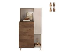 Produce Shop Mueble contenedor aparador cocina blanco madera 2 estantes Jowna - Olmo - Blanco