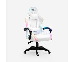 Produce Shop Silla Gaming Luces LED RGB Silla ergonómica con 2 Cojines Pixy Junior