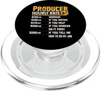 Producer Hourly Rate Funny Producer Filmmaker Movie Director PopSockets PopGrip para MagSafe