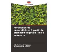 Production de nanocellulose à partir de biomasse végétale : mise en œuvre