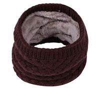 Productividad Conjunto completo niño bufanda cálido cuello niños invierno bufandas bebé cuidado nido (café, talla única)