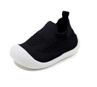 Producto categorías Baby Sneakers/Zapatos para bebés y niños pequeños con de Goma Transpirables y adaptados para Primeros Pasos Ideales para Evitar Caminar sobre la Punta del pie (Black, 19 Infant)