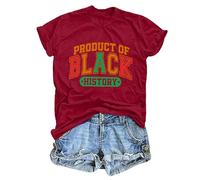 Producto de camisas Black History para mujeres y hombres, camisa negra del mes de la historia, Burdeos, 3XL
