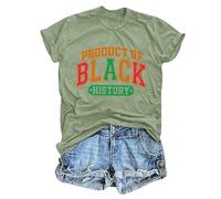 Producto de camisas Black History para mujeres y hombres, camisa negra del mes de la historia, verde, L
