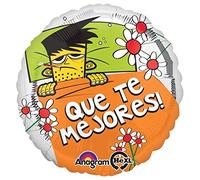 Producto de globos 3114901 producto de que te mejores enfermos en la cama lámina Mylar Globo de látex, 18 ", multicolor