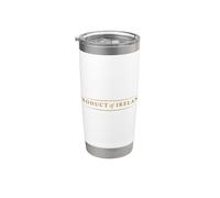 Producto de Irlanda - Oro irlandés vintage Vaso térmico de acero inoxidable de doble pared