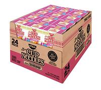 Producto de Nissin Cup Noodles con camarones, paquete de 24/63.8 g.