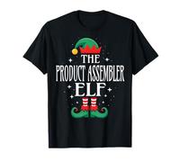 Producto Ensamblador Elfo Título del Trabajo Funny Christmas Matching Camiseta