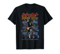 Producto Oficial AC/DC Blow Up Your Video Rock Band Música Camiseta