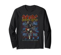 Producto Oficial AC/DC Blow Up Your Video Rock Band Música Manga Larga