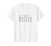 Producto oficial de Billie Eilish 5, color blanco Camiseta