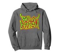 Producto Oficial de Billie Eilish para Fans Merch Music Sudadera con Capucha, Unisex para Adultos, Asfalto, M