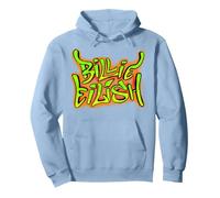 Producto Oficial de Billie Eilish para Fans Merch Music Sudadera con Capucha, Unisex para Adultos, Azul Polvoriento, XL