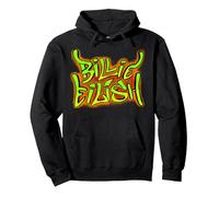 Producto Oficial de Billie Eilish para Fans Merch Music Sudadera con Capucha, Unisex para Adultos, Negro, XXL