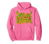 Producto Oficial de Billie Eilish para Fans Merch Music Sudadera con Capucha, Unisex para Adultos, Rosa Brillante, M