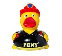 Producto oficial de Nueva York City Souvenir 10 cm de pato de goma amarillo (FDNY Rubber Duck)