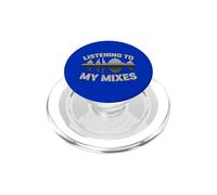 Productor Musical DJ Escuchando Mis Mezclas Sound Wave PopSockets PopGrip para MagSafe