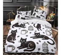 Productos de belleza Funda de Edredón con Fundas de Almohada 3 Piezas Microfibra Suave Impresión 3D Cremallera Oculta Antialérgica pastel ilustrado Funda Edredon for jóvenes Double（200x200cm）