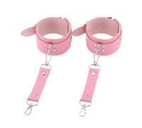 Productos De Juegos Sexuales Para Adultos,Grilletes Con Hebilla Cruzada De Cuero Gótico Punk,Productos Sexuales,Esposas,Grilletes Para Piernas,Esposas Para Sexo,Color Rosa,Talla Única