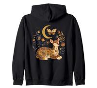 Productos de Moda Floral de Boho Celestial Deer Moon Sudadera con Capucha
